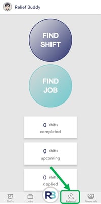 RB Mobile App - Home Page - Referral