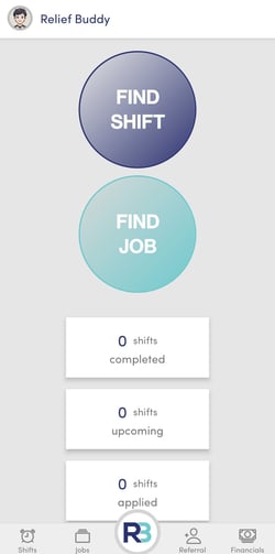 RB Mobile App - Home Page