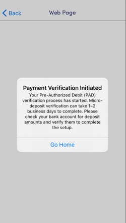 RB Owner PAD Payment Setup 7 (Micro Deposit)